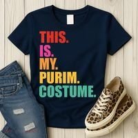 This Is My Purim Costume Funny Jewish Women's T-Shirt thumb 3