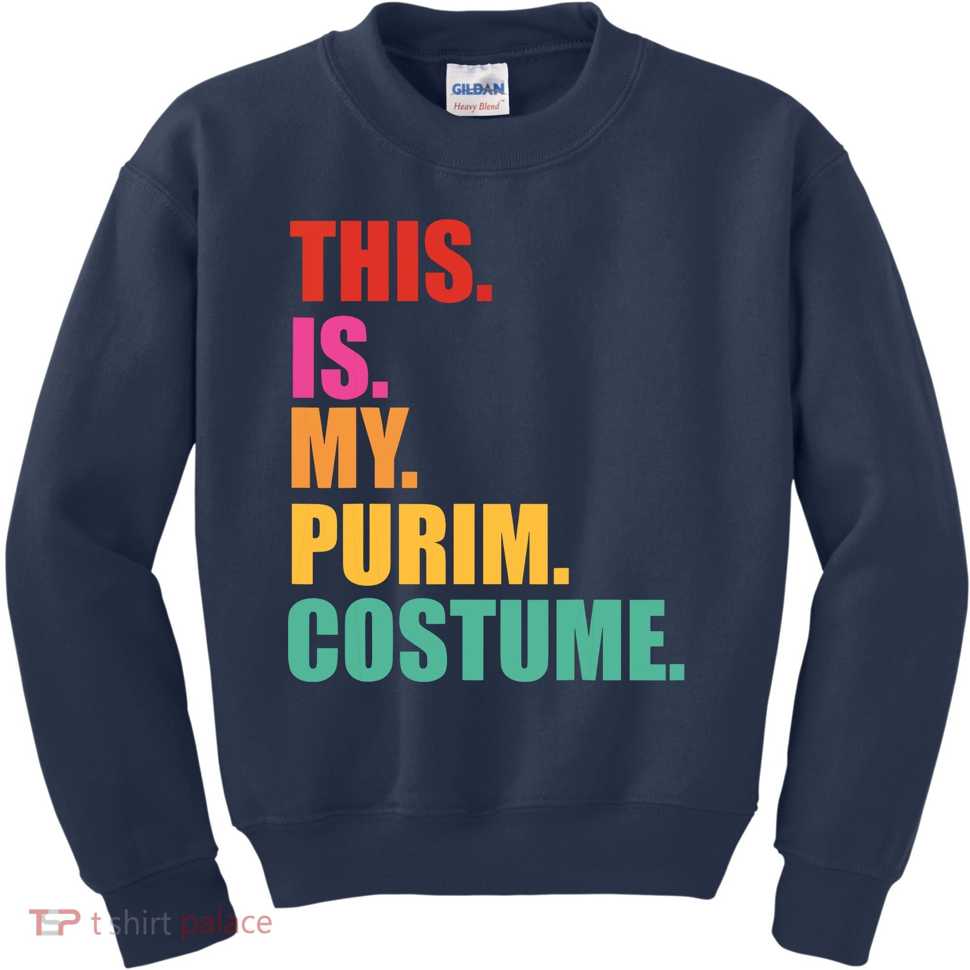 This Is My Purim Costume Funny Jewish Kids Sweatshirt