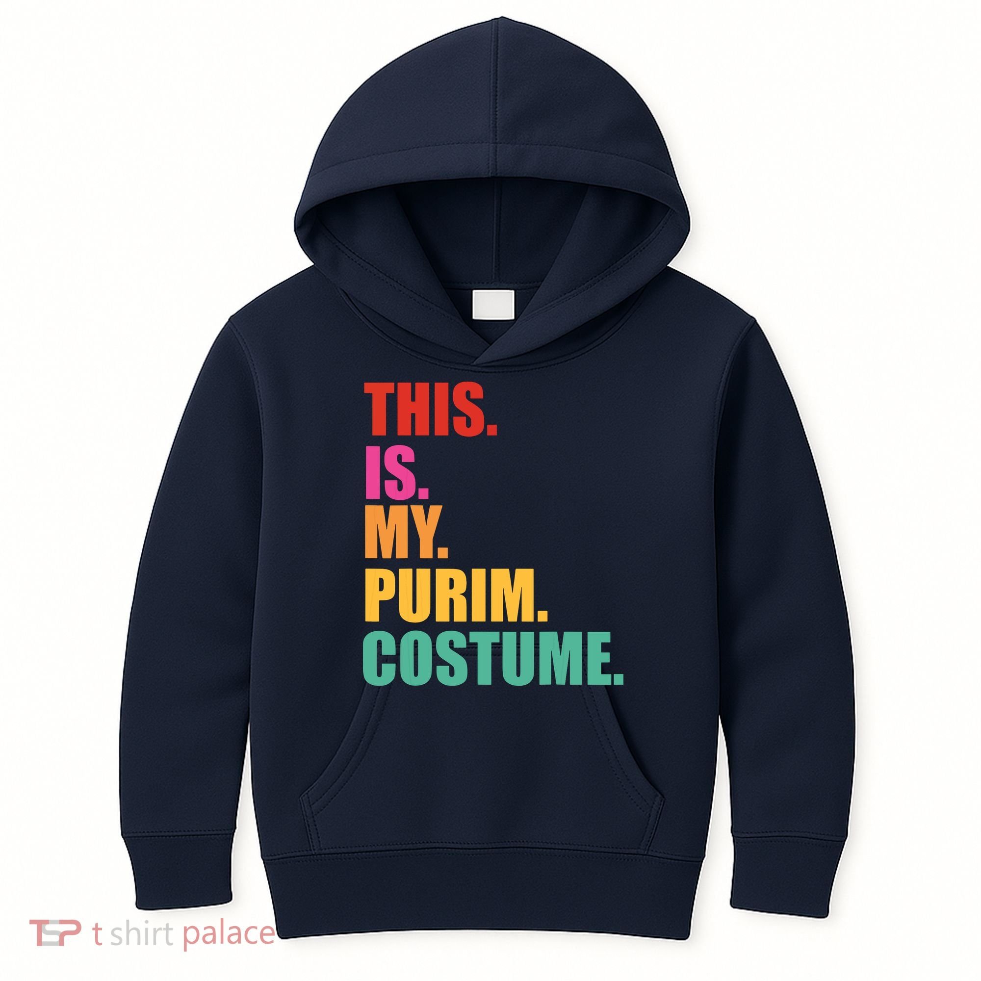 This Is My Purim Costume Funny Jewish Kids Hoodie