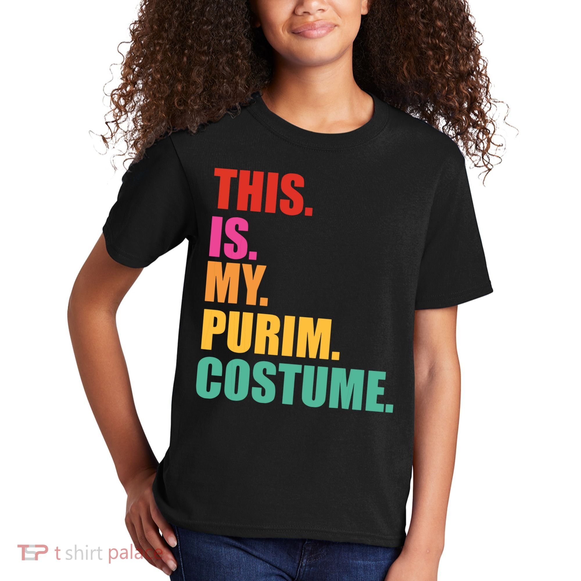 This Is My Purim Costume Funny Jewish Kids T-Shirt