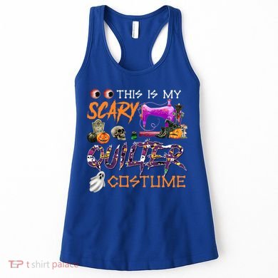 This Is My Scary Quilter Costume Halloween Gift Women's Tank Top