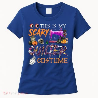 This Is My Scary Quilter Costume Halloween Gift Women's T-Shirt