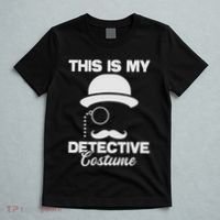 This Is My Detective Costume True Crime Lover Investigator T-Shirt thumb 5