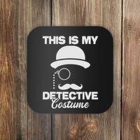 This Is My Detective Costume True Crime Lover Investigator Coaster thumb 0
