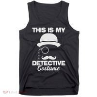 This Is My Detective Costume True Crime Lover Investigator Tank Top thumb 0