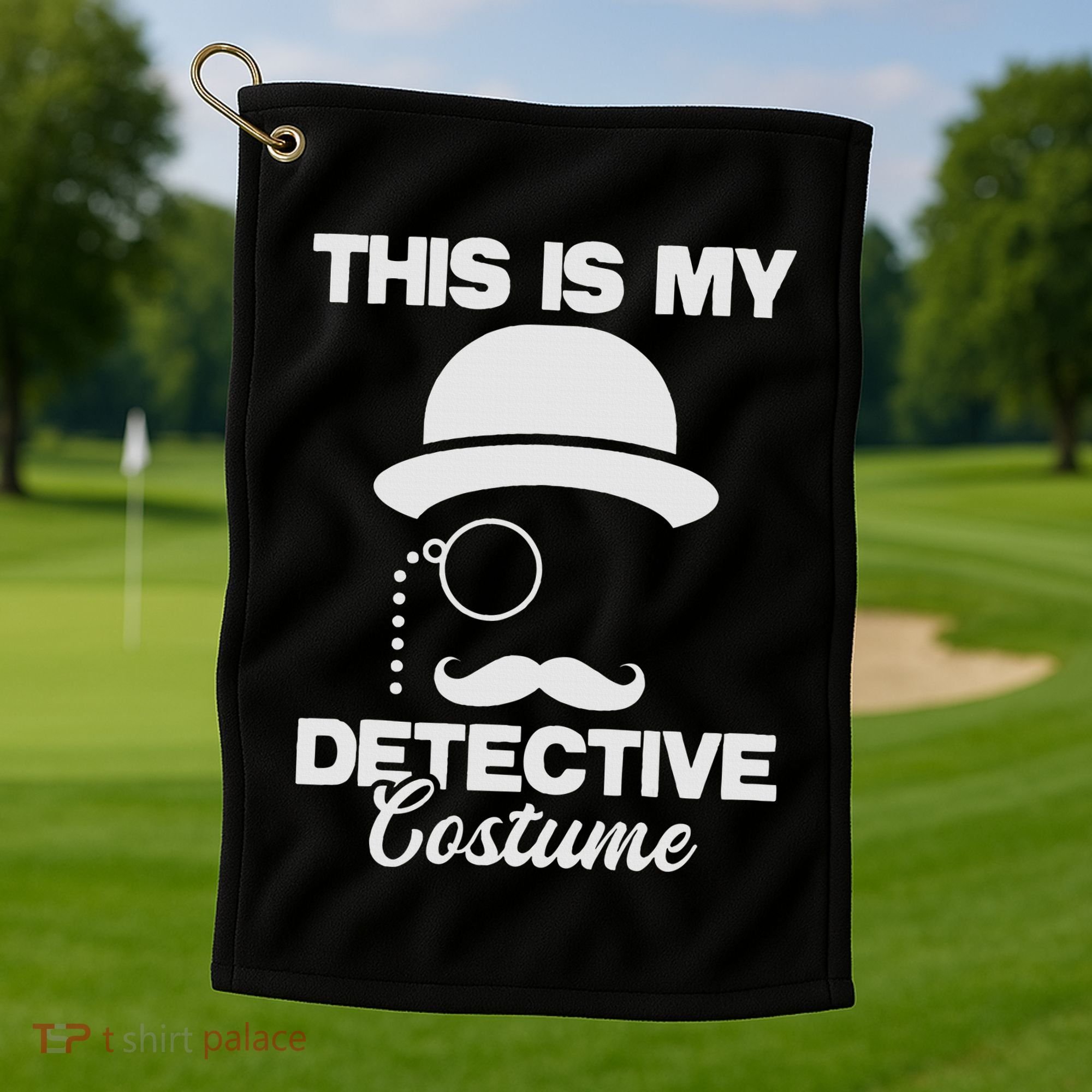 This Is My Detective Costume True Crime Lover Investigator Golf Towel