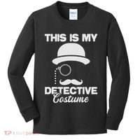 This Is My Detective Costume True Crime Lover Investigator Kids Long Sleeve Shirt thumb 0