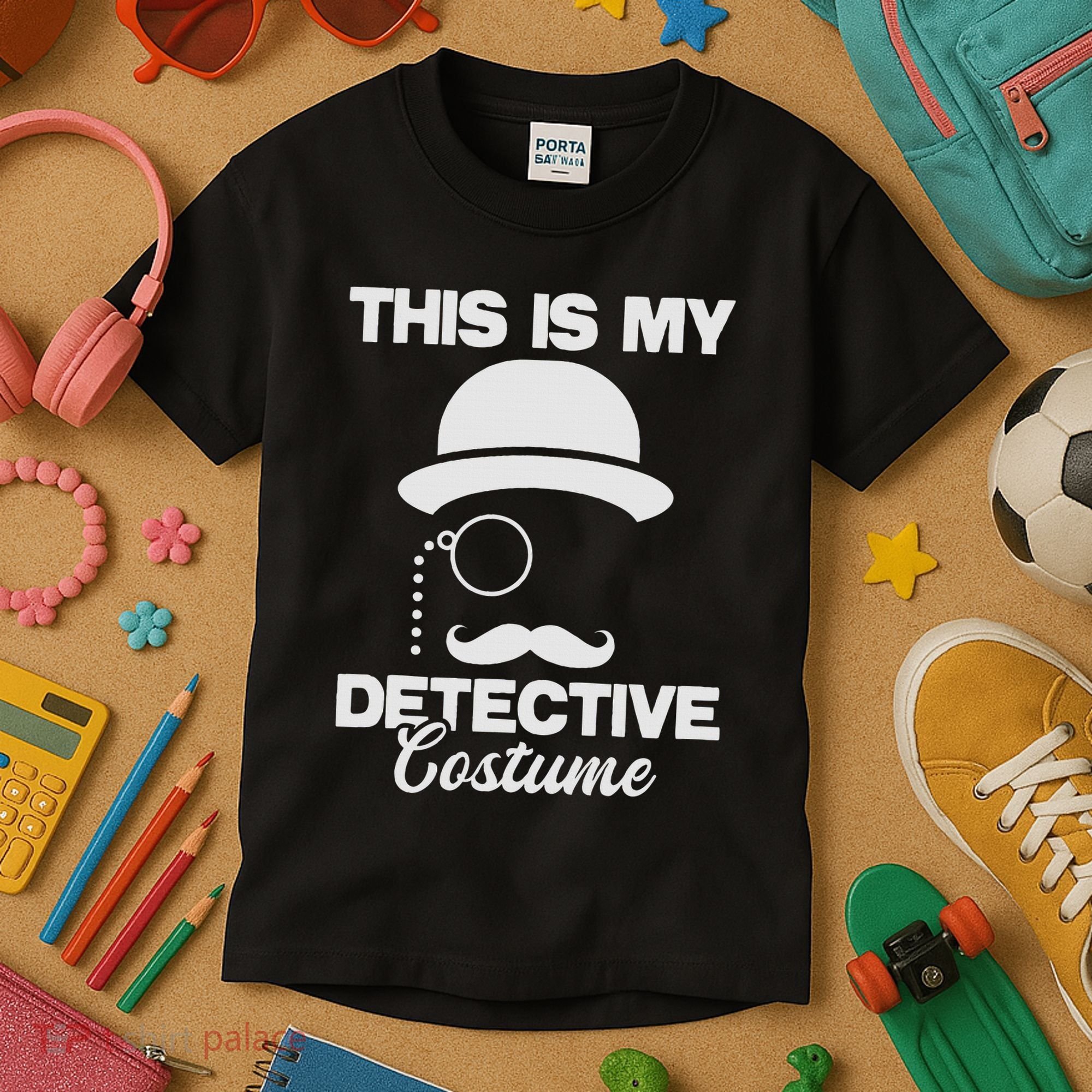 This Is My Detective Costume True Crime Lover Investigator Kids T-Shirt
