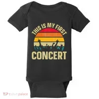 This Is My First Concert Baby Bodysuit thumb 0