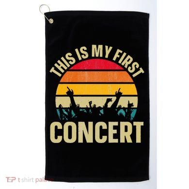 This Is My First Concert Golf Towel