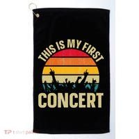 This Is My First Concert Golf Towel thumb 0