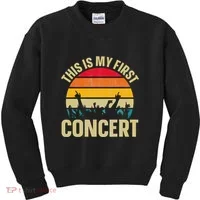 This Is My First Concert Kids Sweatshirt thumb 0