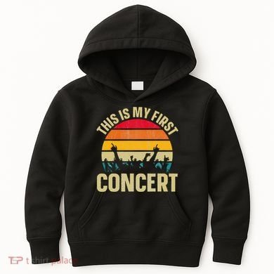 This Is My First Concert Kids Hoodie