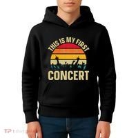 This Is My First Concert Kids Hoodie thumb 4