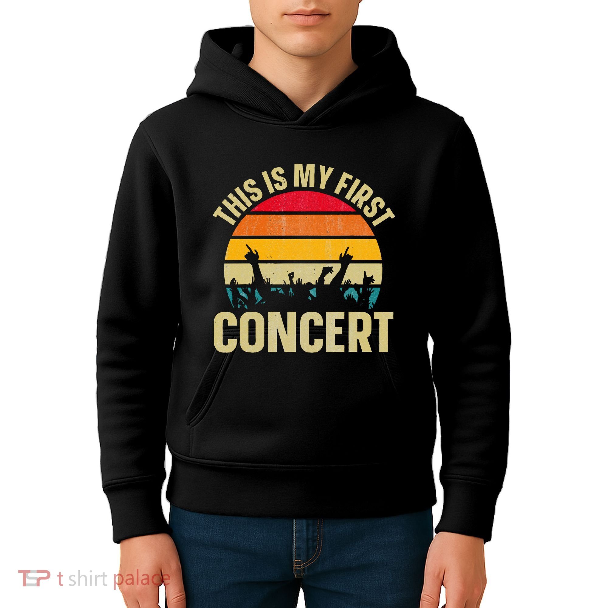 This Is My First Concert Kids Hoodie