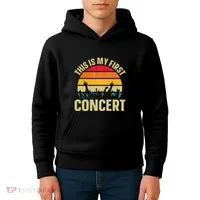 This Is My First Concert Kids Hoodie thumb 4