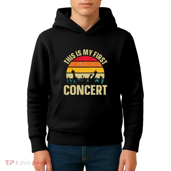 This Is My First Concert Kids Hoodie