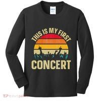 This Is My First Concert Kids Long Sleeve Shirt thumb 0