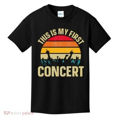 This Is My First Concert Kids T-Shirt