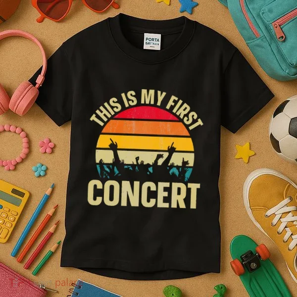 This Is My First Concert Kids T-Shirt