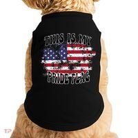 This Is My Pride Flag USA American Patriotic Doggie Tank thumb 0