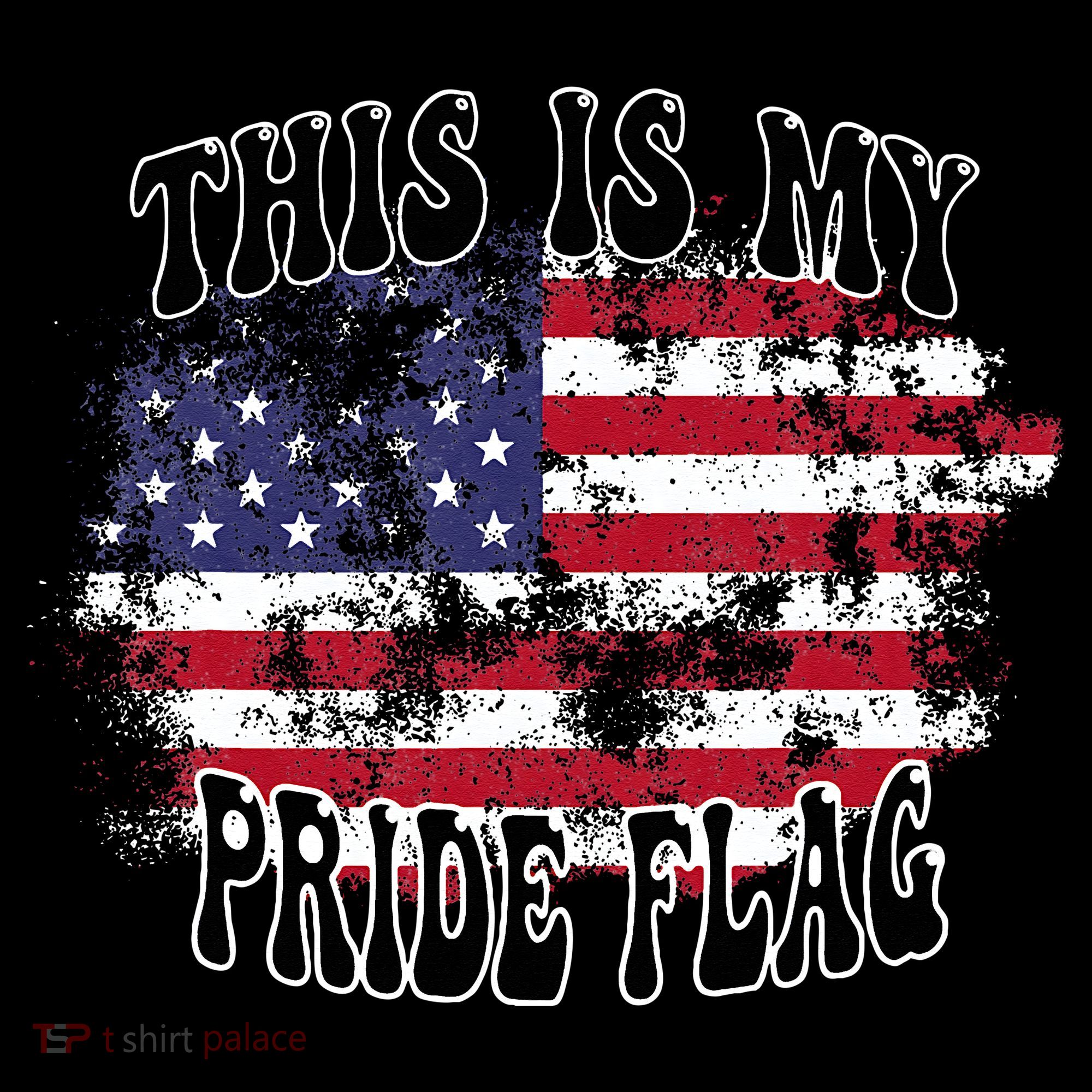 This Is My Pride Flag USA American Patriotic Women's Hoodie