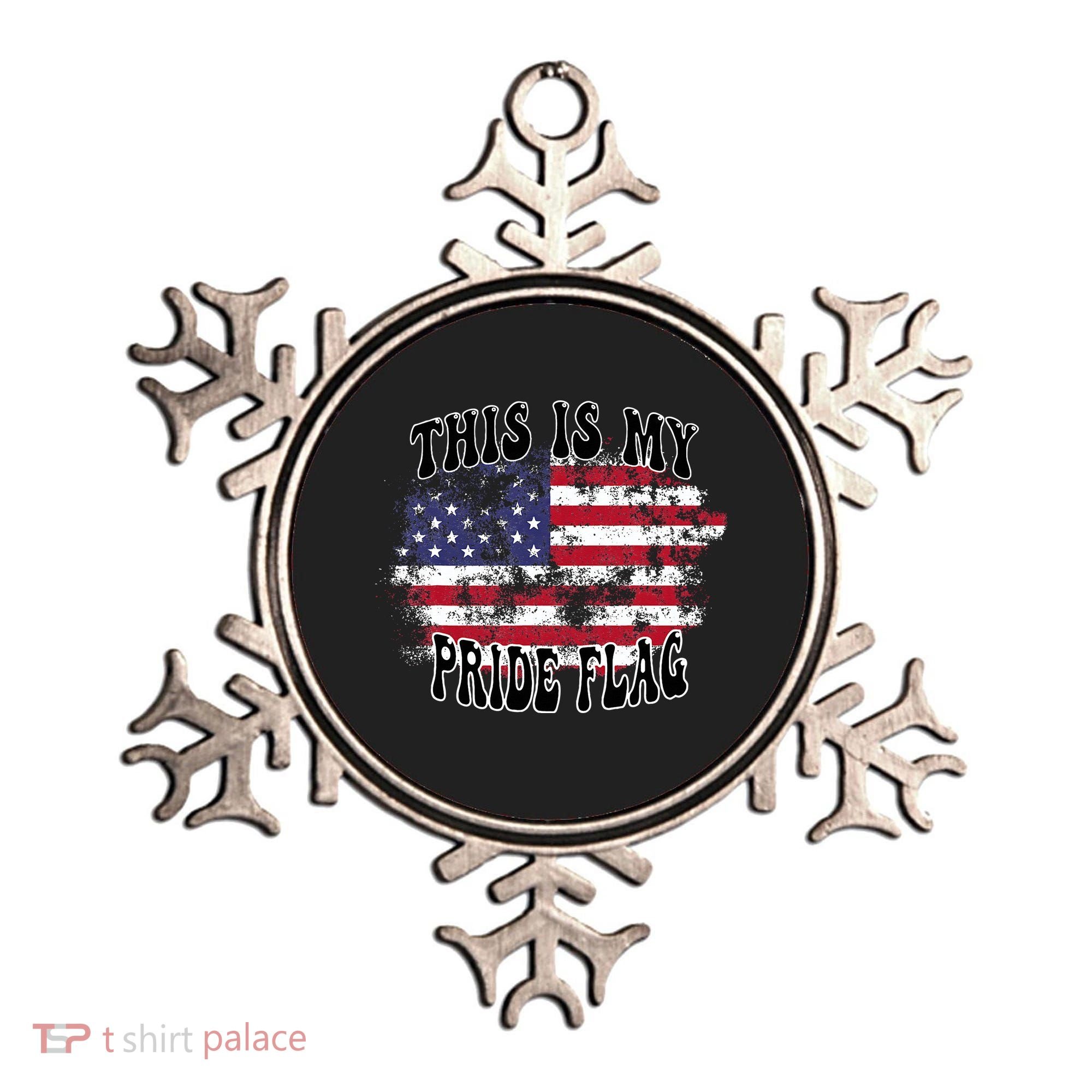 This Is My Pride Flag USA American Patriotic Ornament