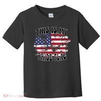 This Is My Pride Flag USA American Patriotic Toddler T-Shirt thumb 0
