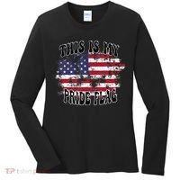 This Is My Pride Flag USA American Patriotic Women's Long Sleeve Shirt thumb 0