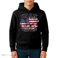This Is My Pride Flag USA American Patriotic Kids Hoodie thumb 4