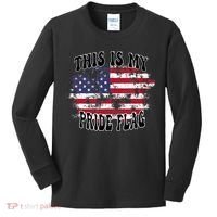 This Is My Pride Flag USA American Patriotic Kids Long Sleeve Shirt thumb 0