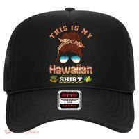 This Is My Hawaiian Gift Luau Aloha Pineapple Messy Bun Funny Gift Hat thumb 0