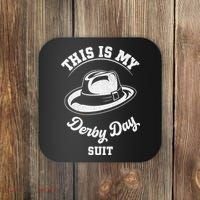 This Is My Derby Day Suit Funny Horse Racing Derby Day Coaster thumb 0