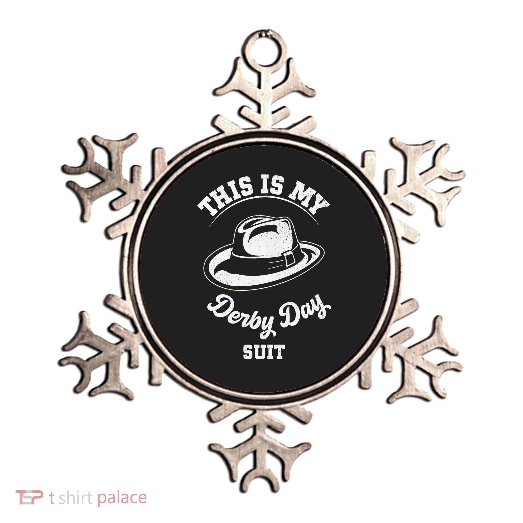 This Is My Derby Day Suit Funny Horse Racing Derby Day Ornament