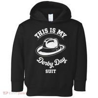 This Is My Derby Day Suit Funny Horse Racing Derby Day Toddler Hoodie thumb 0