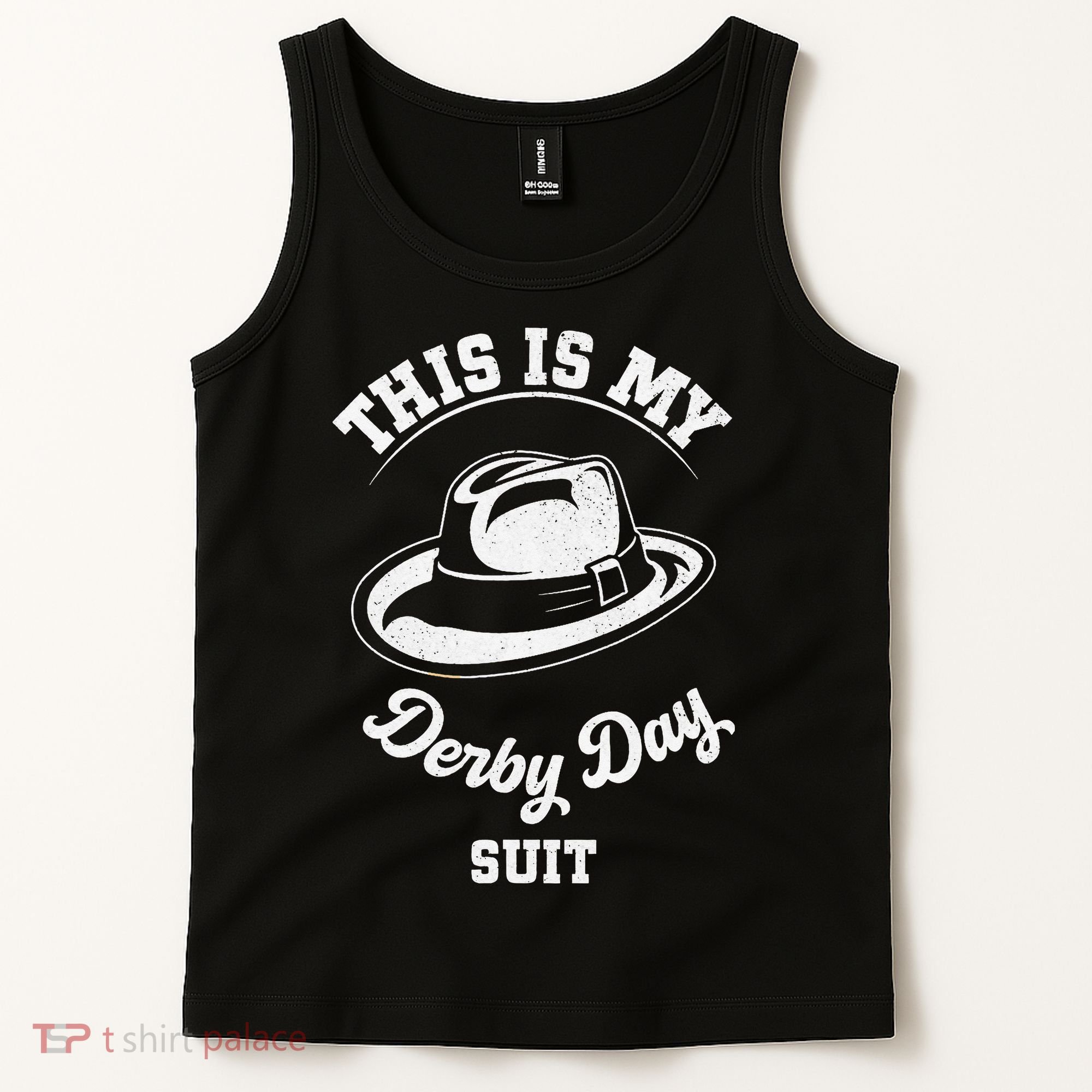 This Is My Derby Day Suit Funny Horse Racing Derby Day Tank Top
