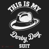 This Is My Derby Day Suit Funny Horse Racing Derby Day Golf Towel thumb 3