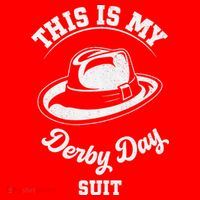 This Is My Derby Day Suit Funny Horse Racing Derby Day Santa Hat thumb 1