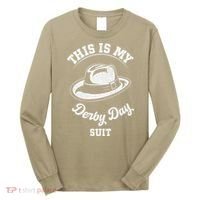 This Is My Derby Day Suit Funny Horse Racing Derby Day Long Sleeve Shirt thumb 0