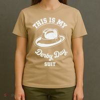 This Is My Derby Day Suit Funny Horse Racing Derby Day T-Shirt thumb 4