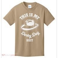 This Is My Derby Day Suit Funny Horse Racing Derby Day Kids T-Shirt thumb 0