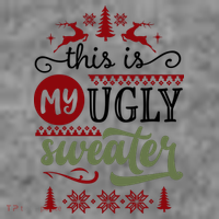 This Is My Ugly Sweater Christmas Toddler Hoodie thumb 2