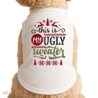 This Is My Ugly Sweater Christmas Doggie Tank thumb 0