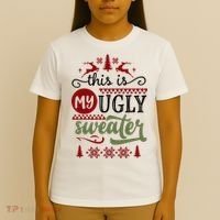 This Is My Ugly Sweater Christmas T-Shirt thumb 4