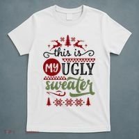 This Is My Ugly Sweater Christmas T-Shirt thumb 5