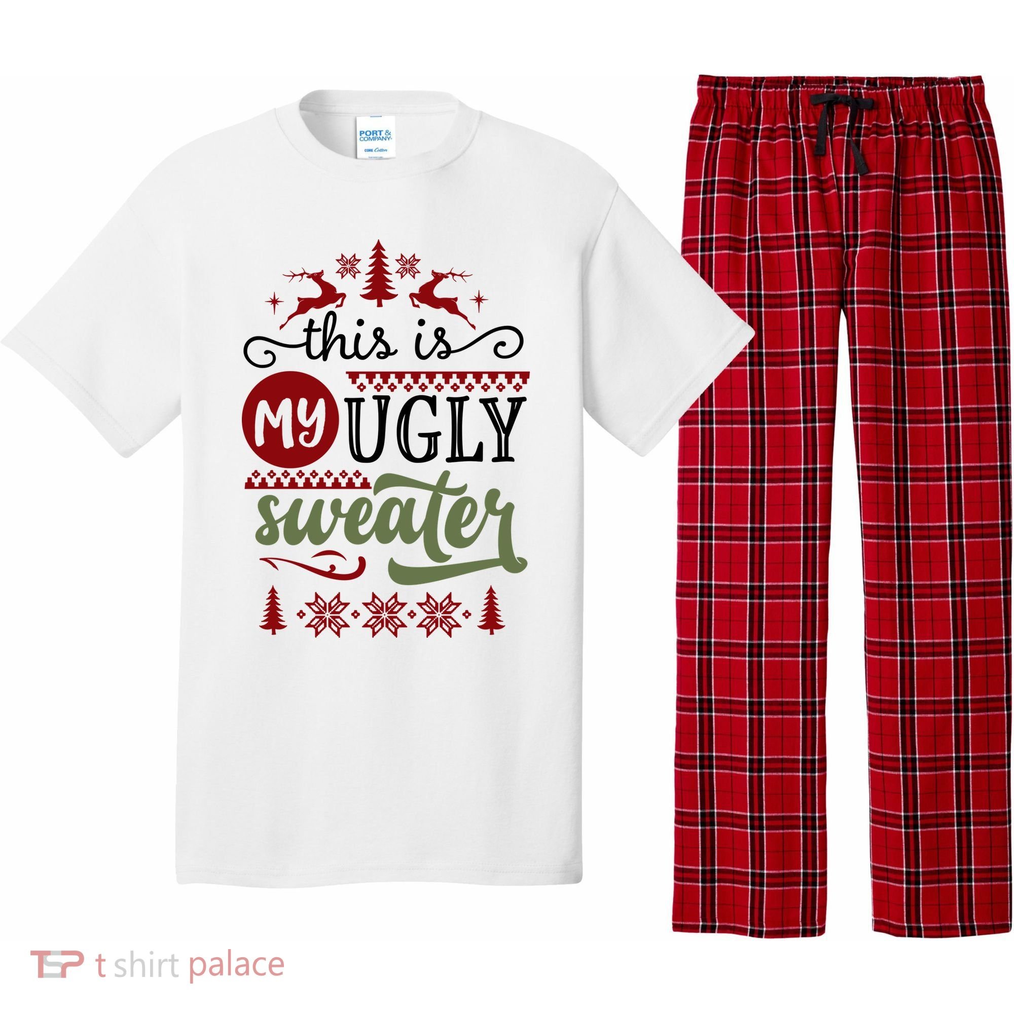 This Is My Ugly Sweater Christmas Pajama Set