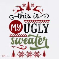 This Is My Ugly Sweater Christmas Women's Hoodie thumb 2
