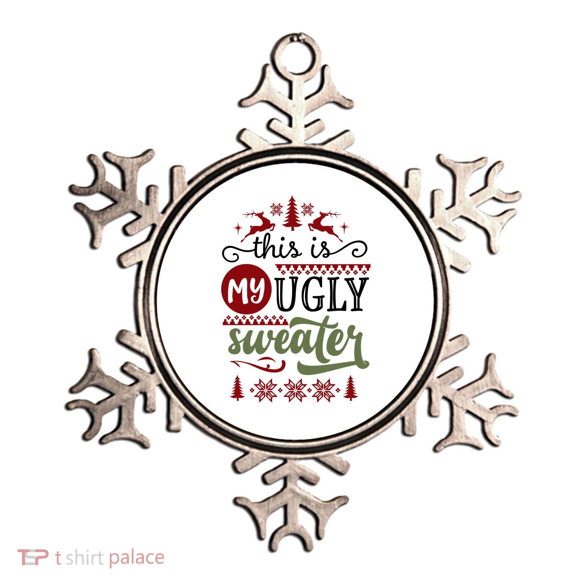 This Is My Ugly Sweater Christmas Ornament