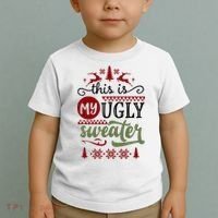 This Is My Ugly Sweater Christmas Toddler T-Shirt thumb 2