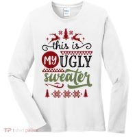 This Is My Ugly Sweater Christmas Women's Long Sleeve Shirt thumb 0